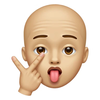 Akanbe (あかんべえ) sticker