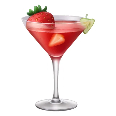 Strawberry cocktail  sticker