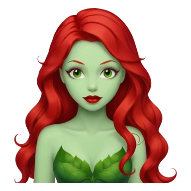 poison ivy face sticker