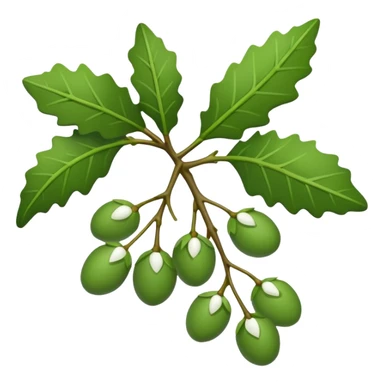 Mistletoe christmas sticker