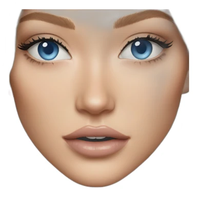 gigi hadid, blue eyes sticker