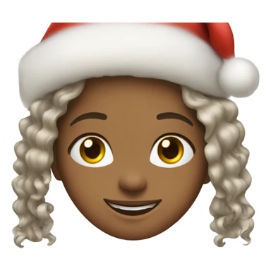 Happy Girl in Christmas  sticker