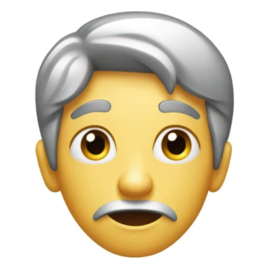 nervous smile sticker