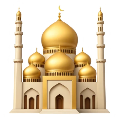 لا إله إلا الله محمد رسول الله عل كشكل المسجد sticker
