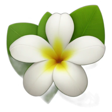 Tahiti flower sticker