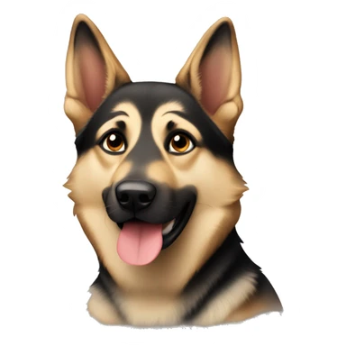 German Shepard and husky mix  sticker