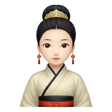 黑頭髮層咖啡色頭髮 微自然捲長髮 劉海妹妹頭 大眼睛戴咖啡色隱眼 身穿白色制服 白色口罩 sticker