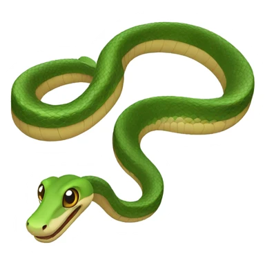 snake swimming sticker