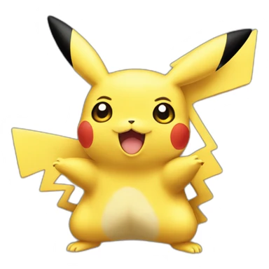 Tete de pikachu sticker