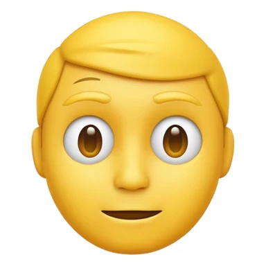 yellow emoji man shaking head sticker