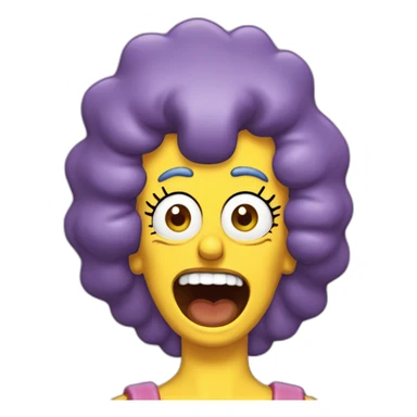 marge-simpsons-laughting sticker