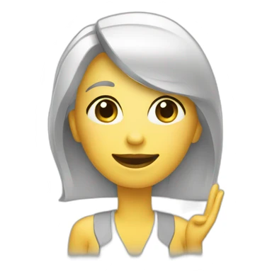 virtual assistant salute sticker