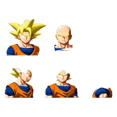 Végéta de dragon ball z sticker
