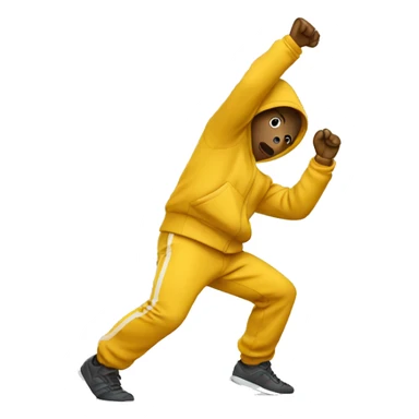 Personne qui fait un dab sticker