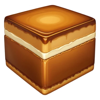 caramel slice sticker