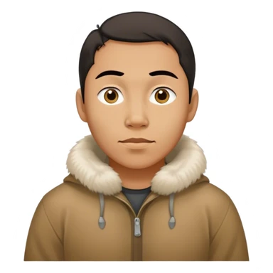 greenland citizen standing full scale sticker