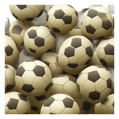 a potato playing so soccer sticker