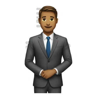 people wearing suit standing infront of office sticker