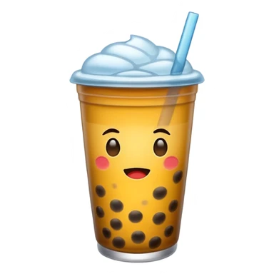Boba cool sticker