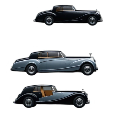 Rolls-Royce ib black and skt color sticker