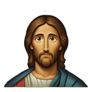 orthodox icon christ pantocrator sticker