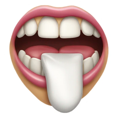 Hiding tooth sticker