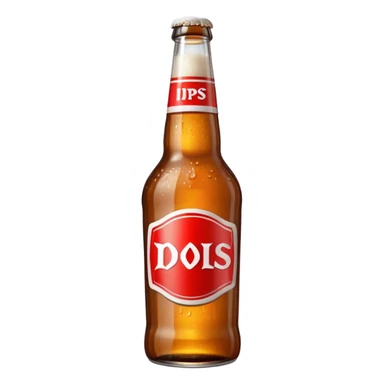 Bottle of beer with desparados on it in red letters sticker