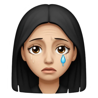 caveira chorando sticker