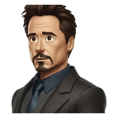 Tony Stark Marvel sticker