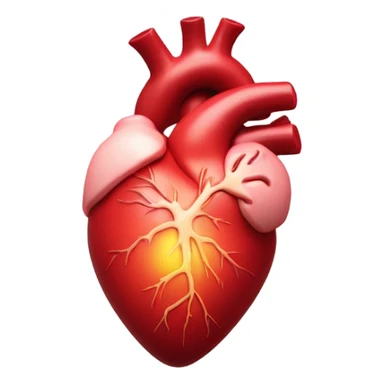 Beating heart love sticker