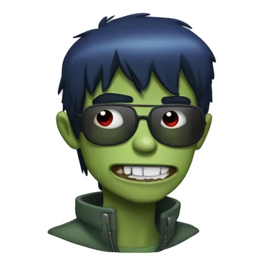 Murdoc niccals  sticker