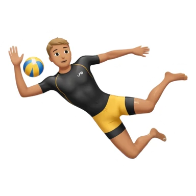 dived into the pool sticker