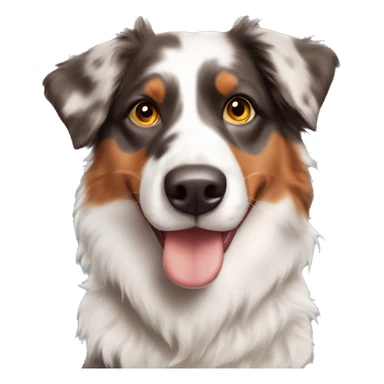 Red Merle Australian shepherd  sticker