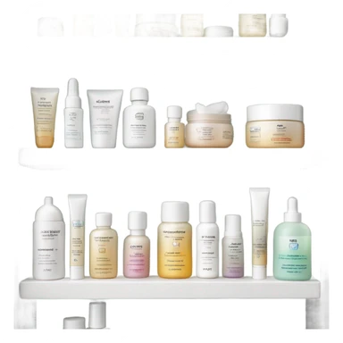 Skincare products sticker