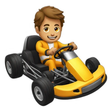 Go kart sticker