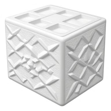 Molding plastic foam parts from a refrigerator box  sticker