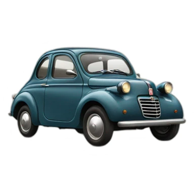 Fiat Topolino sticker