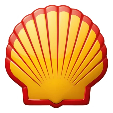 Shell logo gasoline sticker