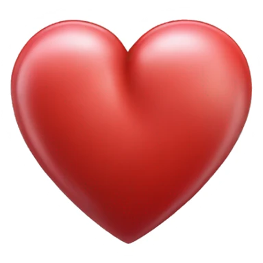 3d glassmorphism heart red emoji sticker