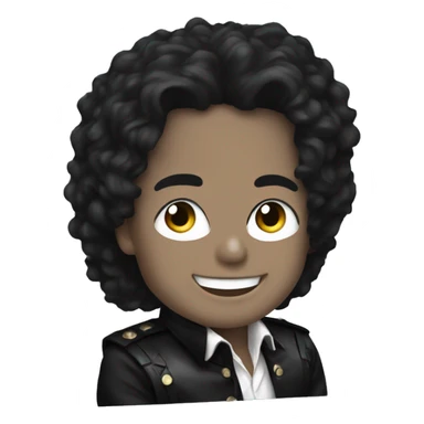 Michael Jackson sorrindo sticker