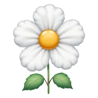 A flower of cotton sticker