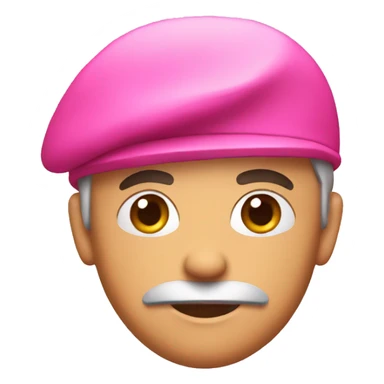 soldier with pink beret sticker