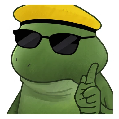 person holding up middle finger sticker