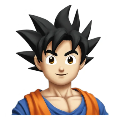 Son goku blue sticker