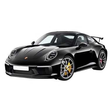 Porsche 911 - Porsche (Model Year: 2021) (Iconic colour: Black) sticker
