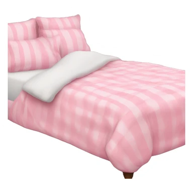 Pink bed  sticker