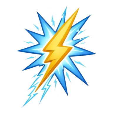 lighting bolt sticker