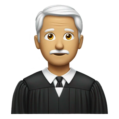 A JUDGE sticker
