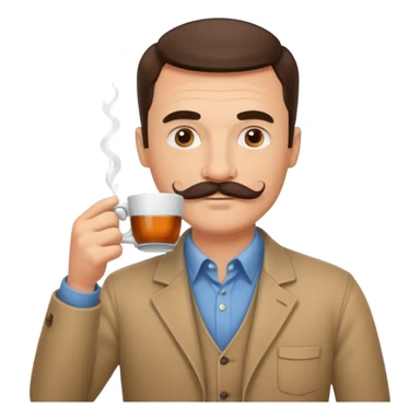 Çay içen baba sticker