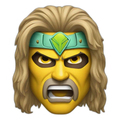 The ultimate warrior sticker